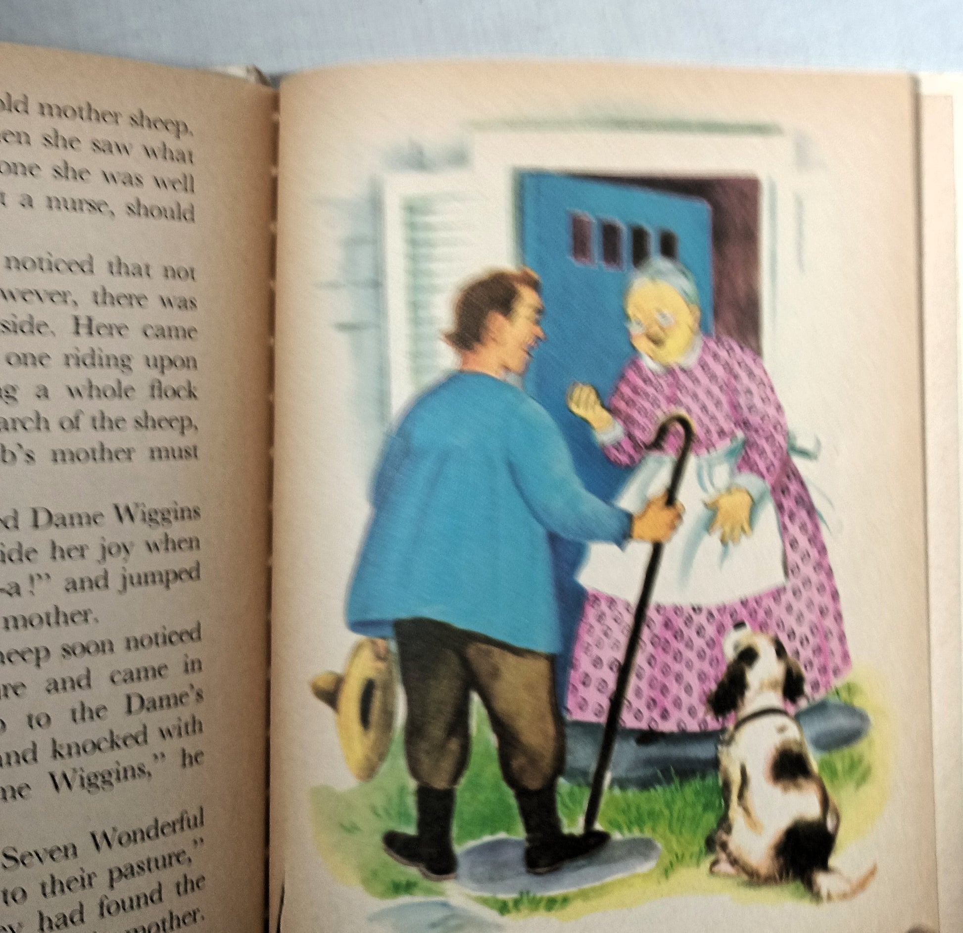 The Seven Wonderful Cats Wadsworth Tip-Top Elf Book Rand McNally 1956 - TulipStuff