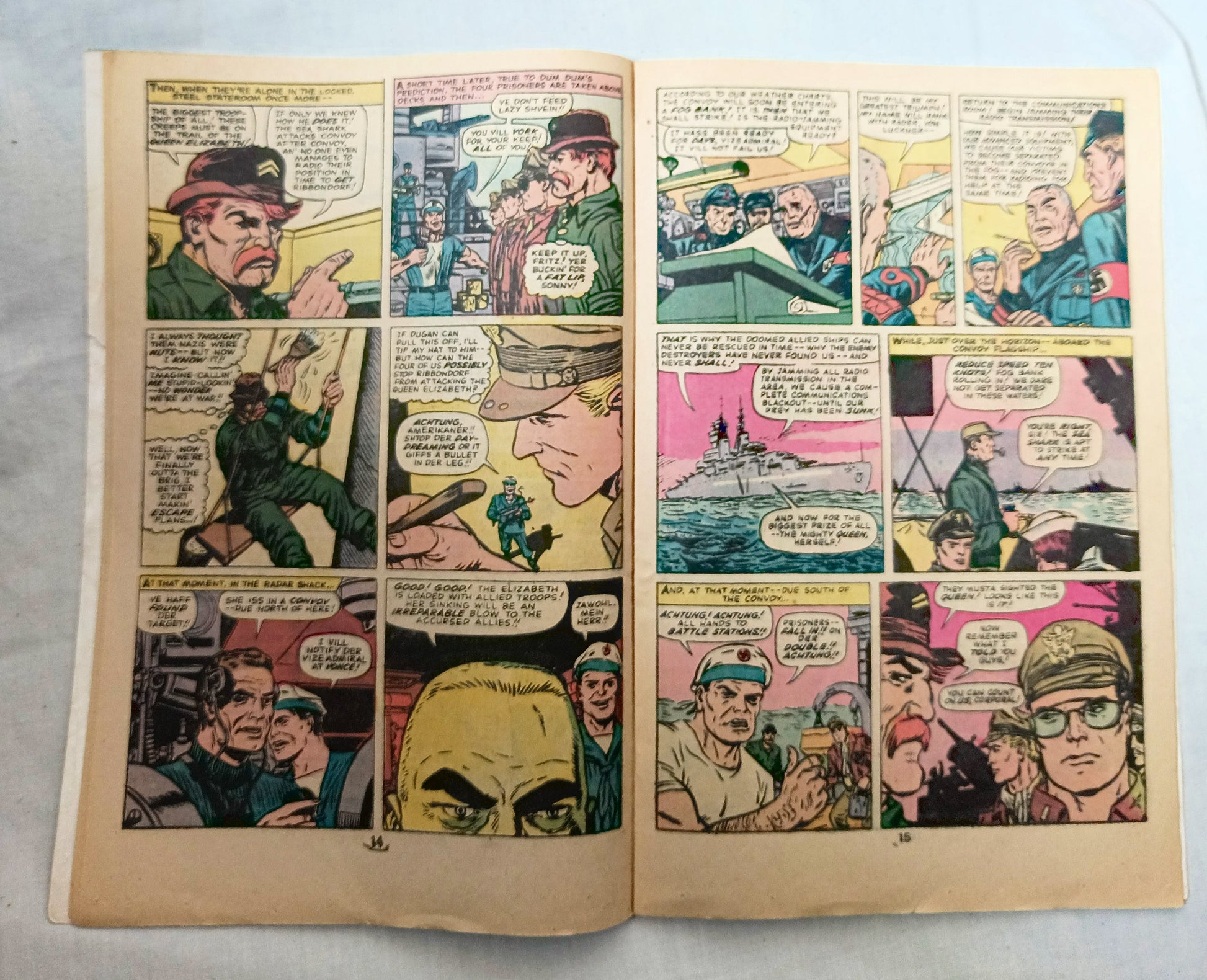 Sgt Fury And His Howling Commandos #128 September 1975 Marvel - TulipStuff