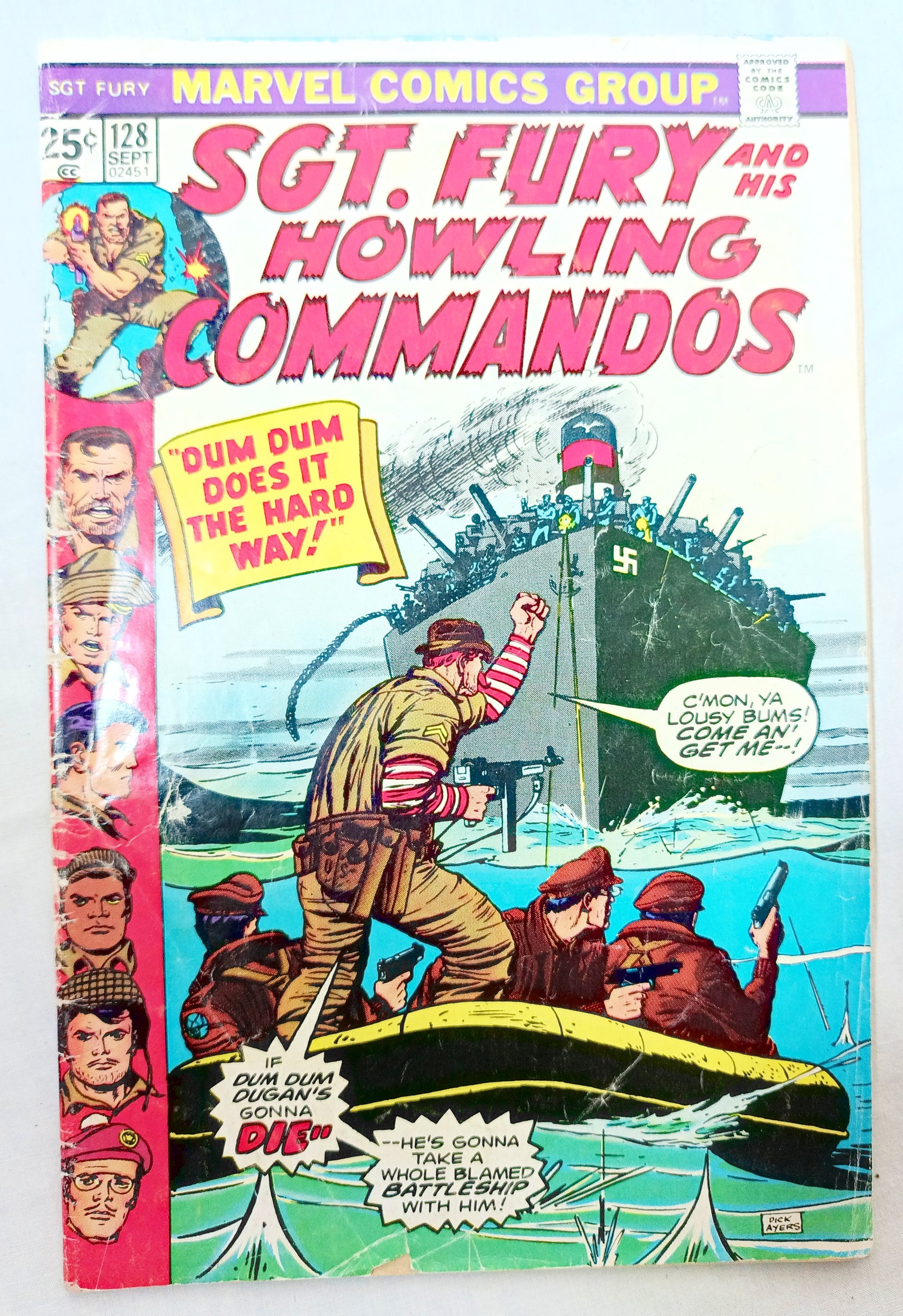 Sgt Fury And His Howling Commandos #128 September 1975 Marvel - TulipStuff