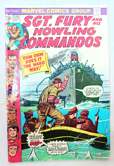 Sgt Fury And His Howling Commandos #128 September 1975 Marvel - TulipStuff