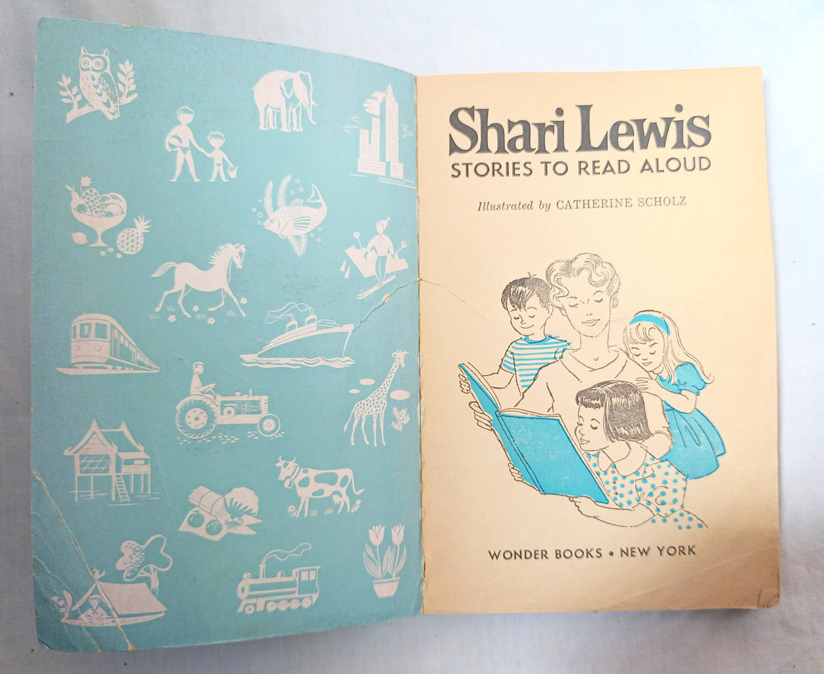 Shari Lewis Stories To Read Aloud Wonder Books 1961 - TulipStuff