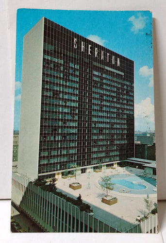 Sheraton Columbus Motor Hotel 3rd and Gay St Ohio 1970 Postcard - TulipStuff