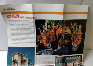 Sheraton Fort Lauderdale N Atlantic Blvd Florida Hotel Brochure 1970 - TulipStuff