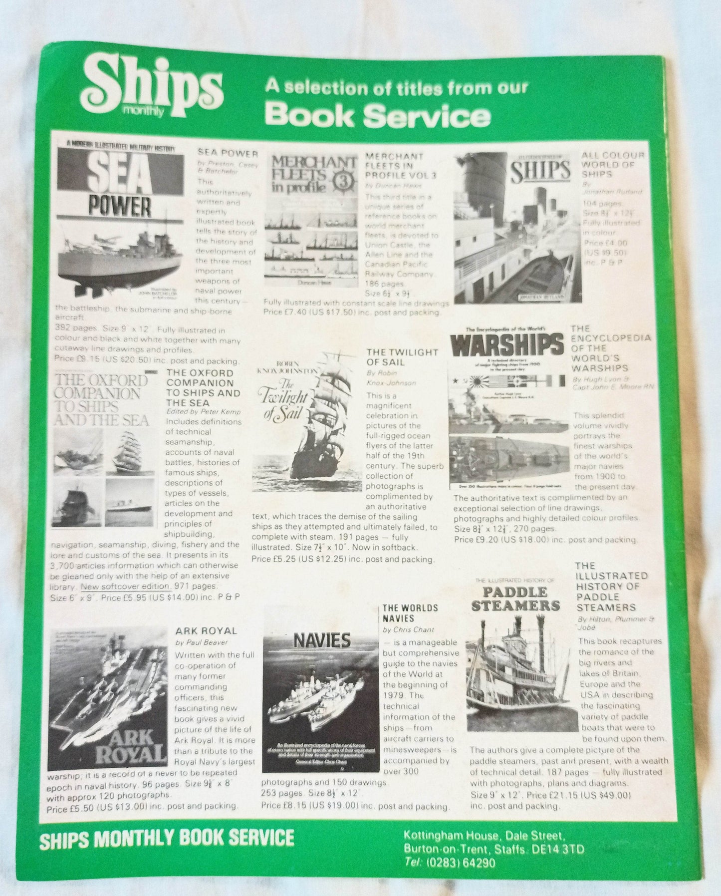 Ships Monthly Magazine September 1980 Maid of Kent Corfu Carthage - TulipStuff