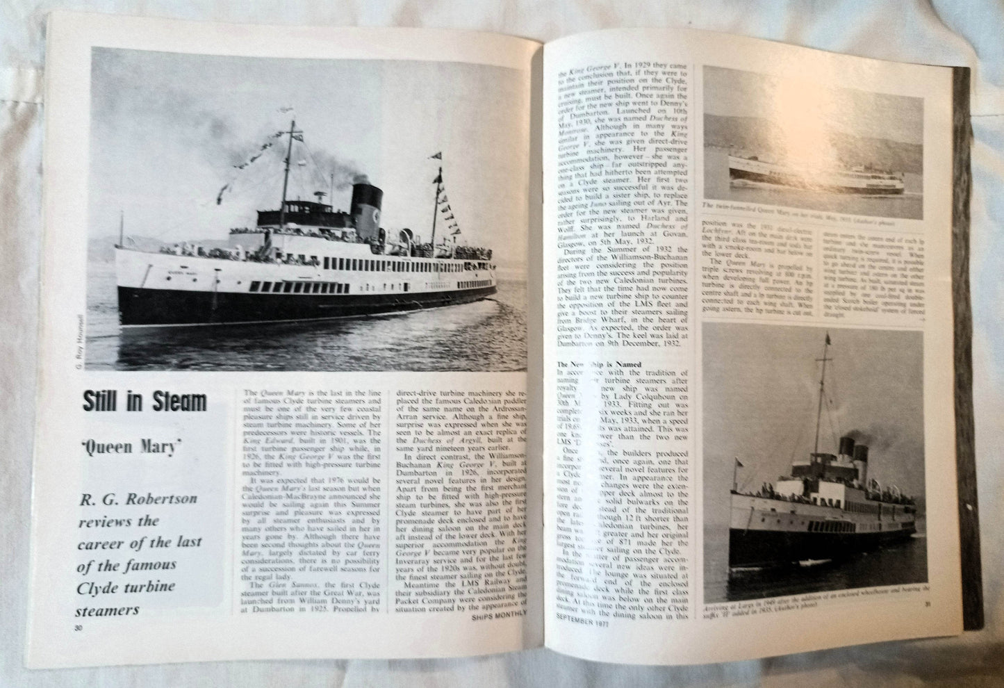 Ships Monthly Magazine September 1977 Cruising From NY Potato Boats - TulipStuff