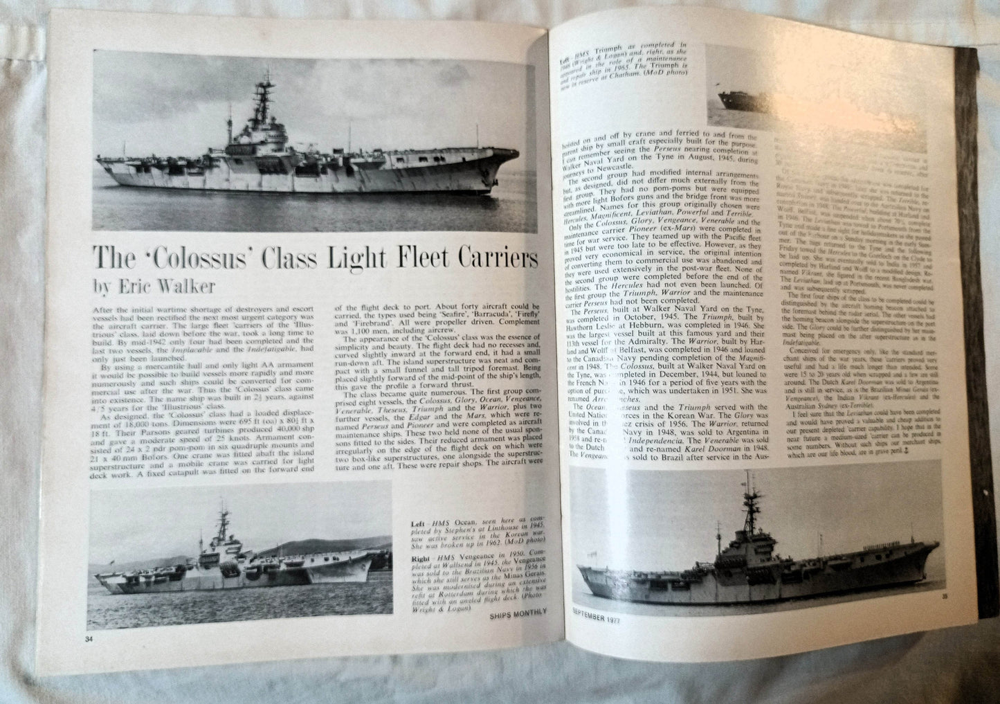 Ships Monthly Magazine September 1977 Cruising From NY Potato Boats - TulipStuff