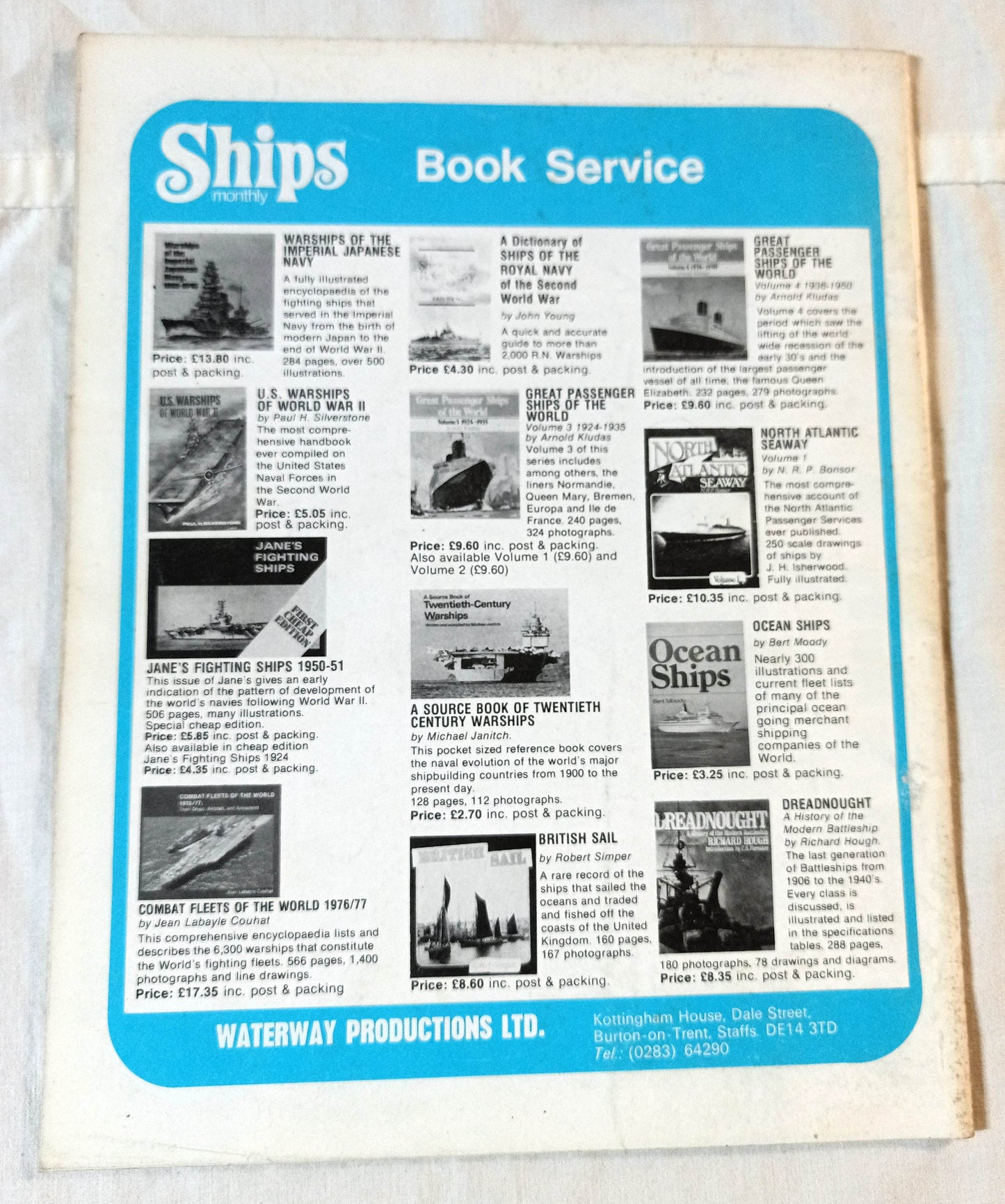 Ships Monthly Magazine September 1977 Cruising From NY Potato Boats - TulipStuff