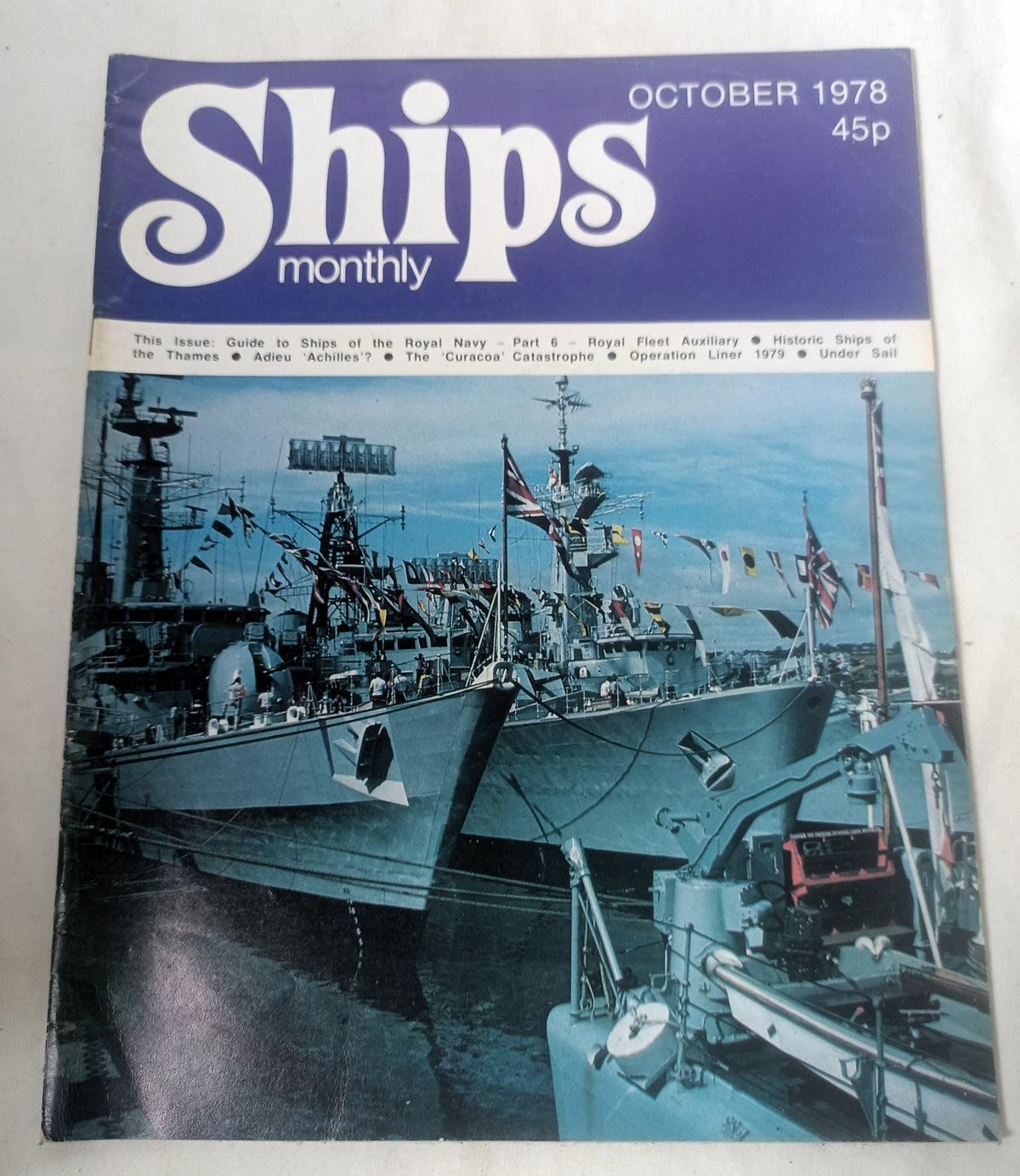 Ships Monthly Magazine October 1978 Operation Liner ss America - TulipStuff