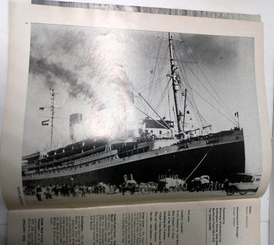 Ships Monthly Magazine January 1978 ss France ss America Orient Overseas Line British India Line Ark Royal  - TulipStuff