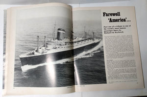 Ships Monthly Magazine January 1978 ss France ss America Orient Overseas Line British India Line Ark Royal  - TulipStuff