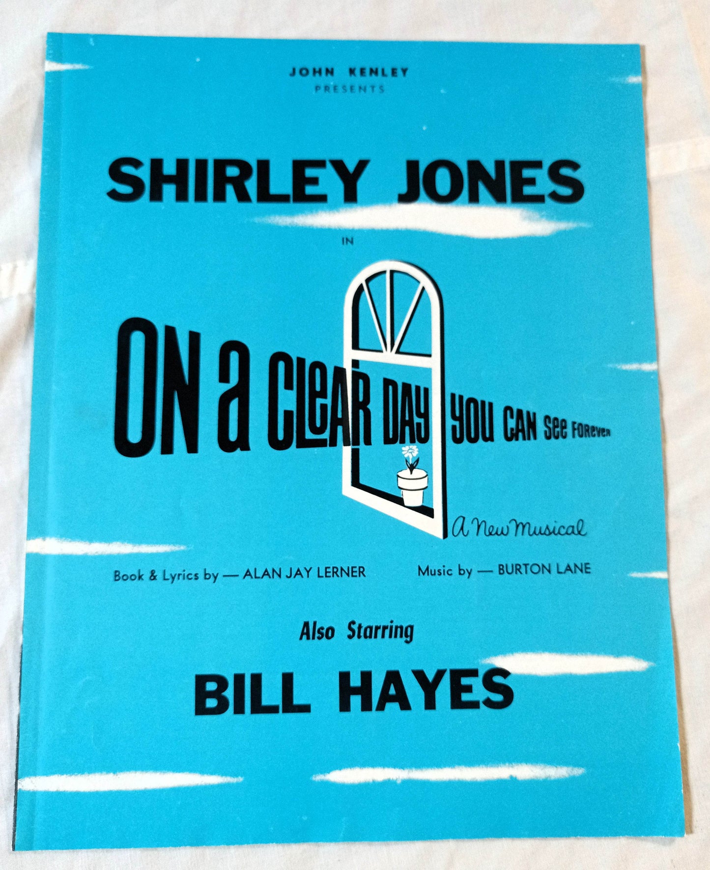 Shirley Jones On A Clear Day You Can See Forever Kenley Program 1967 - TulipStuff