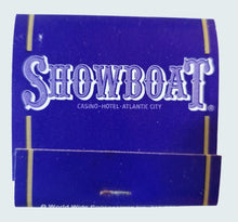 Load image into Gallery viewer, Showboat Casino Hotel Atlantic City Vintage Matchbook 1990&#39;s - TulipStuff
