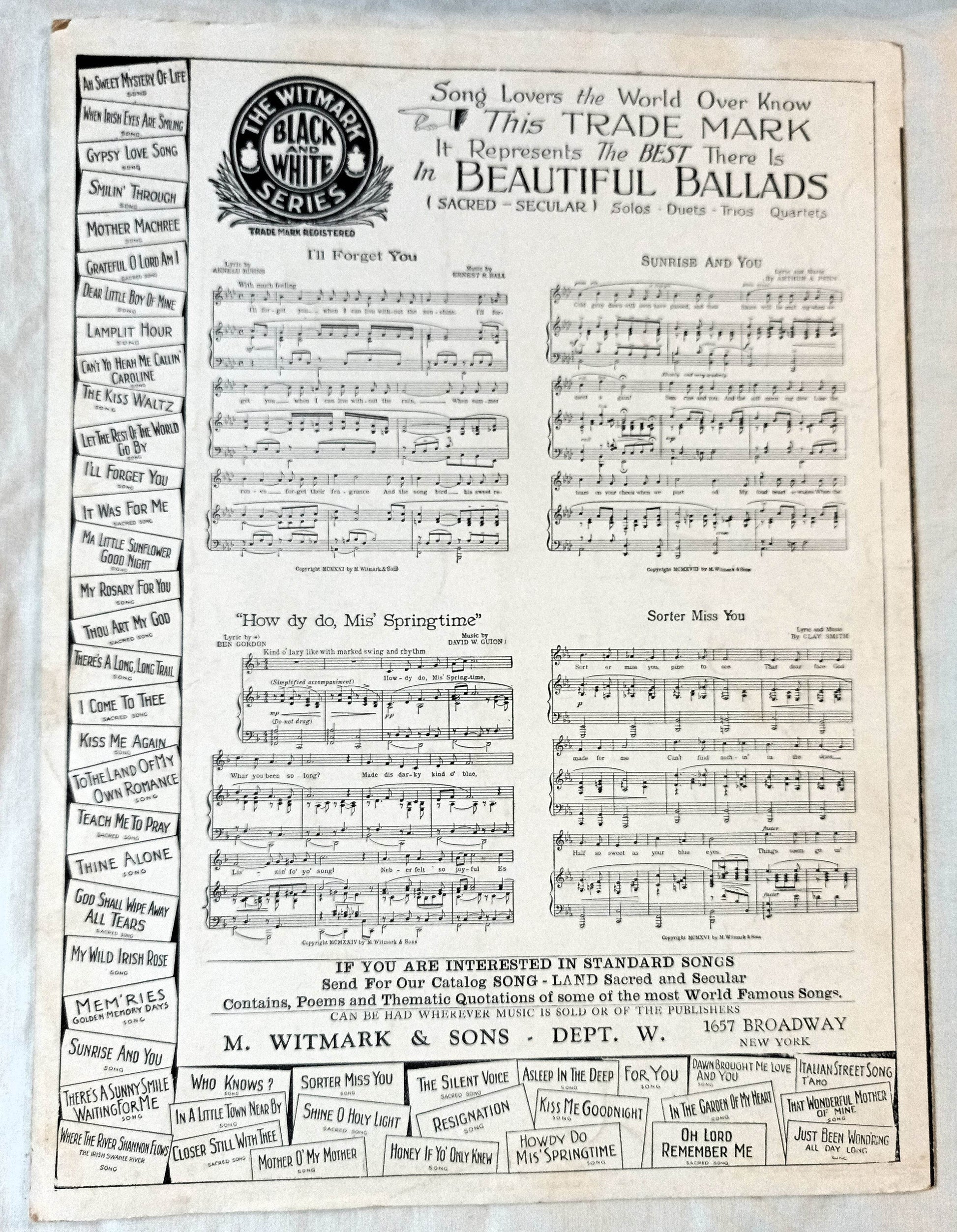 Shuffle Off To Buffalo Forty Second Street Sheet Music 1932 - TulipStuff