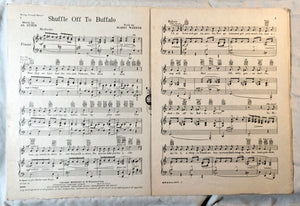 Shuffle Off To Buffalo Forty Second Street Sheet Music 1932 - TulipStuff