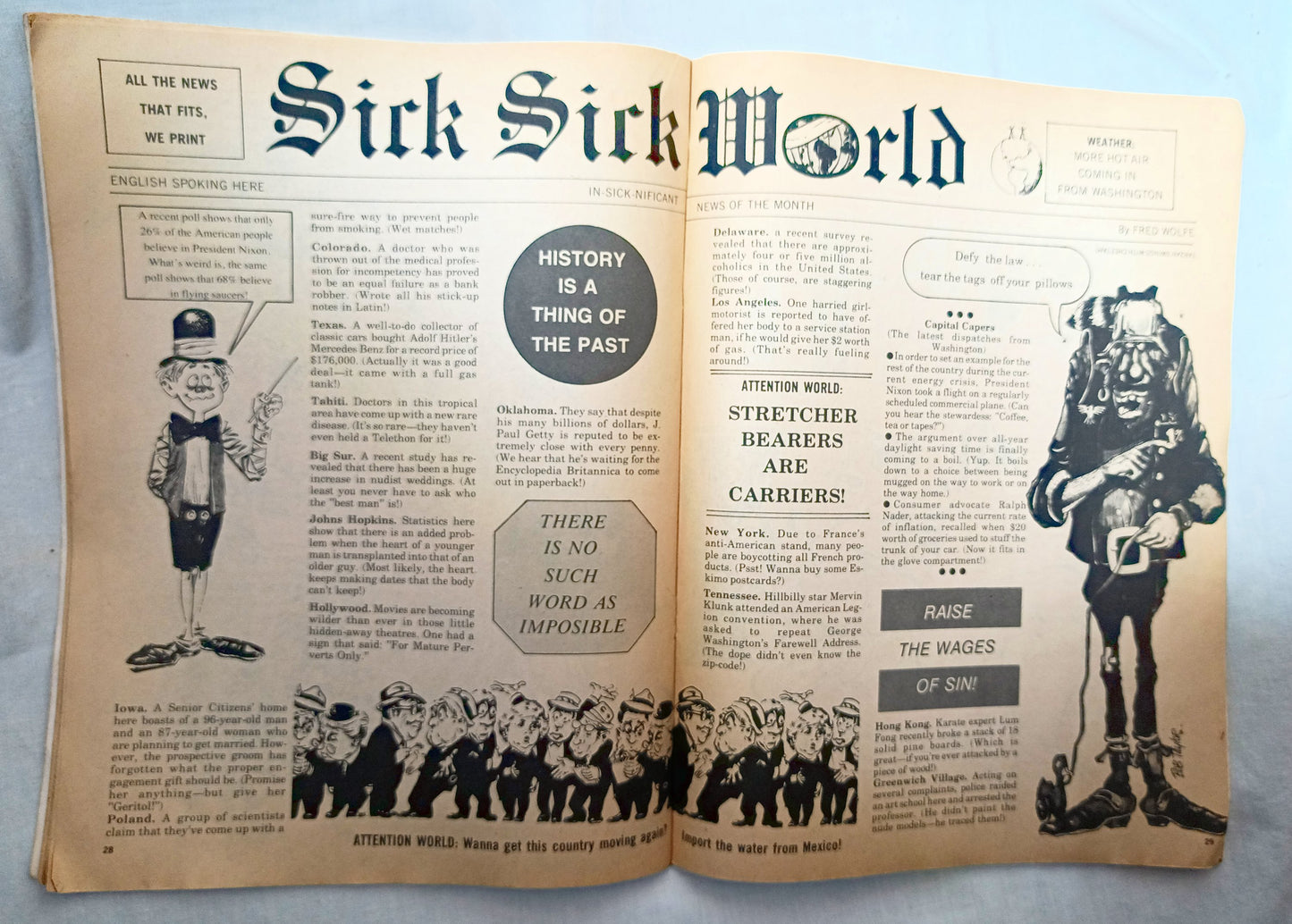 Sick Magazine #99 August 1974 Satire Parody Exorcist Carson - TulipStuff