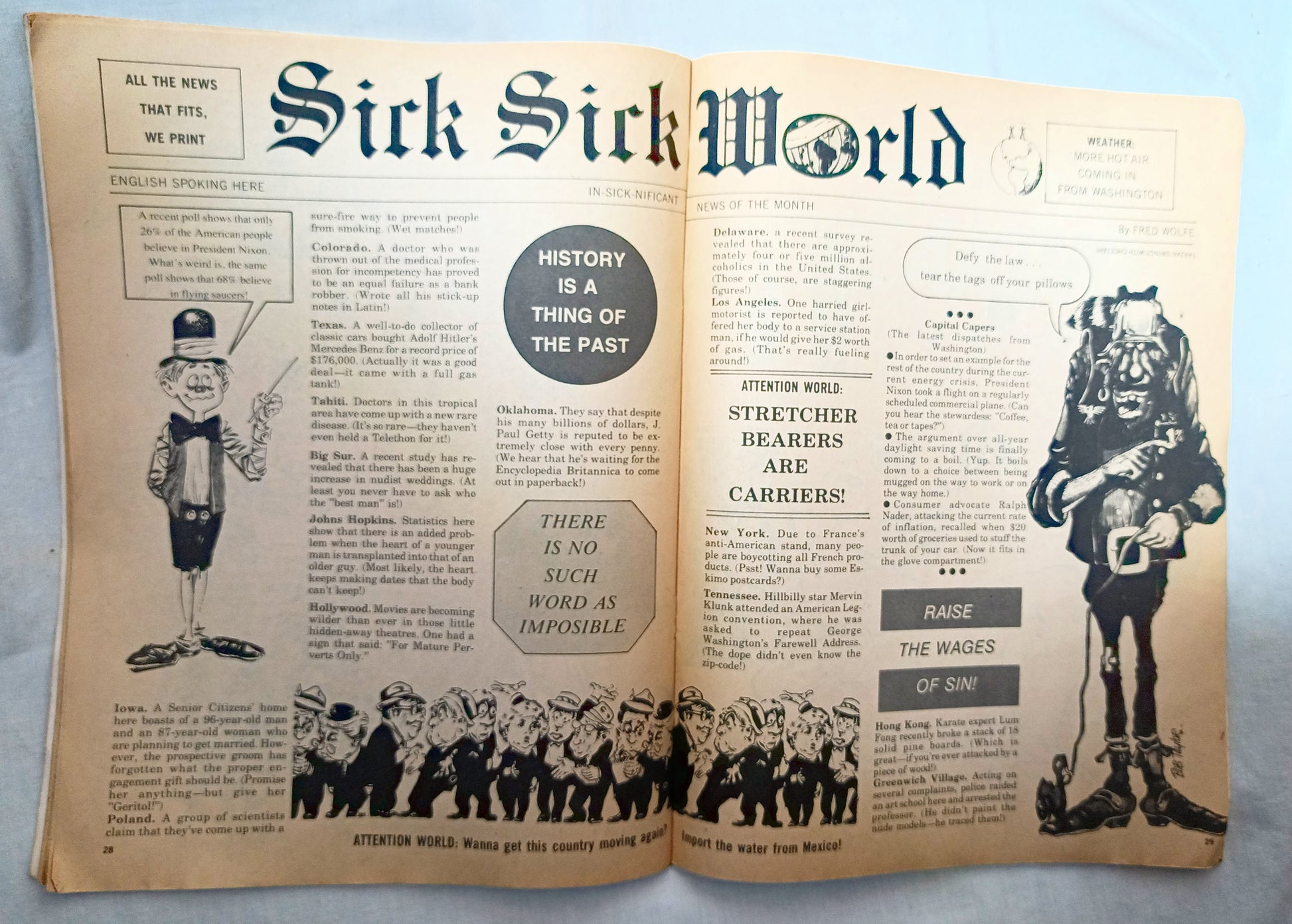 Sick Magazine #99 August 1974 Satire Parody Exorcist Carson - TulipStuff