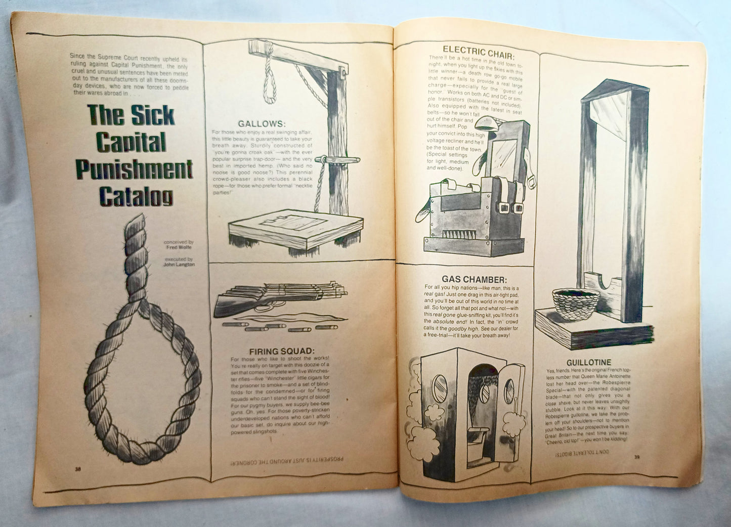 Sick Magazine #99 August 1974 Satire Parody Exorcist Carson - TulipStuff