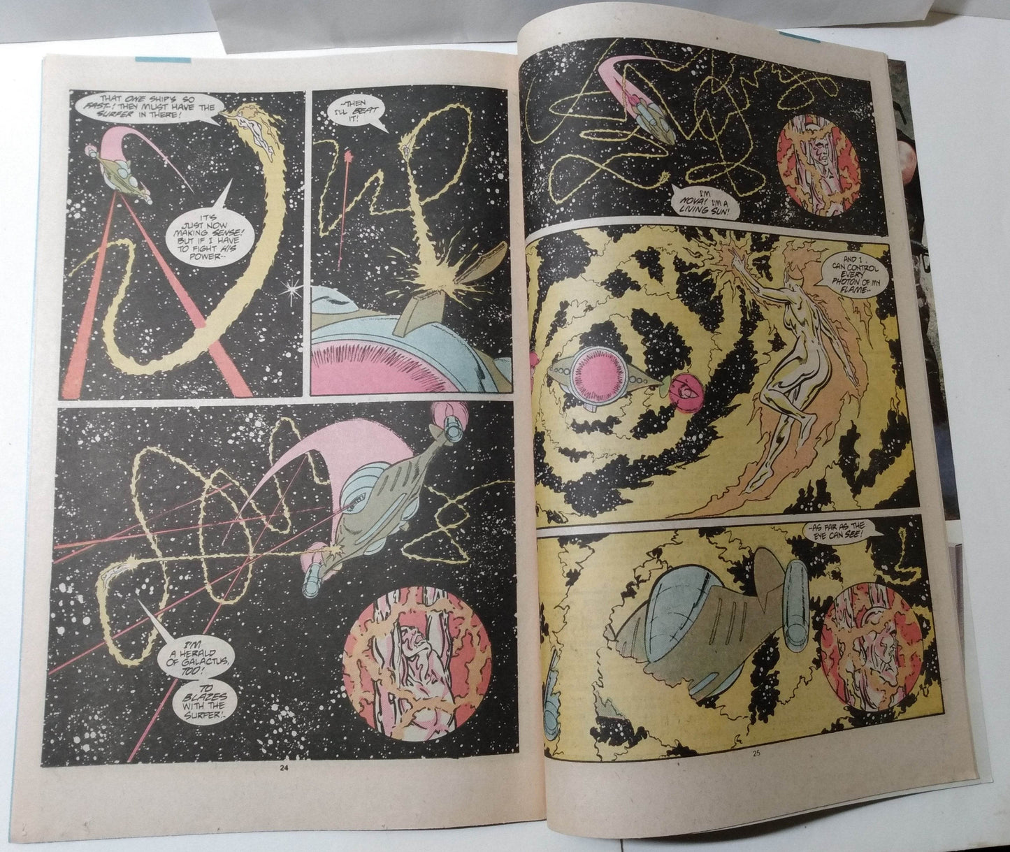 Silver Surfer Issue #12 Comic Book June 1988 Marvel Comics Nova Reptyl - TulipStuff