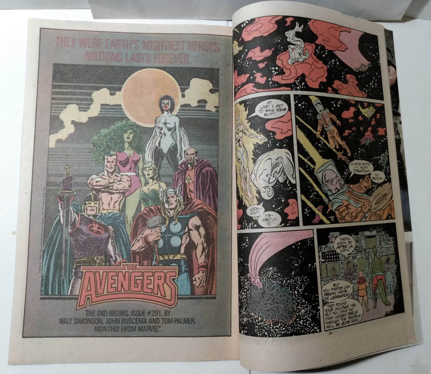 Silver Surfer Issue #12 Comic Book June 1988 Marvel Comics Nova Reptyl - TulipStuff