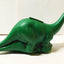 Sinclair Oil Dino Dinosaur Green Plastic Coin Bank 1960's - TulipStuff