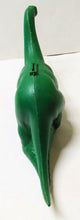 Load image into Gallery viewer, Sinclair Oil Dino Dinosaur Green Plastic Coin Bank 1960&#39;s - TulipStuff
