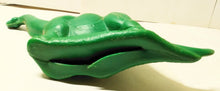 Load image into Gallery viewer, Sinclair Oil Dino Dinosaur Green Plastic Coin Bank 1960&#39;s - TulipStuff
