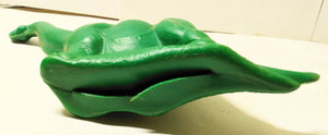 Sinclair Oil Dino Dinosaur Green Plastic Coin Bank 1960's - TulipStuff