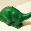 Sinclair Oil Dino Dinosaur Green Plastic Coin Bank 1960's - TulipStuff