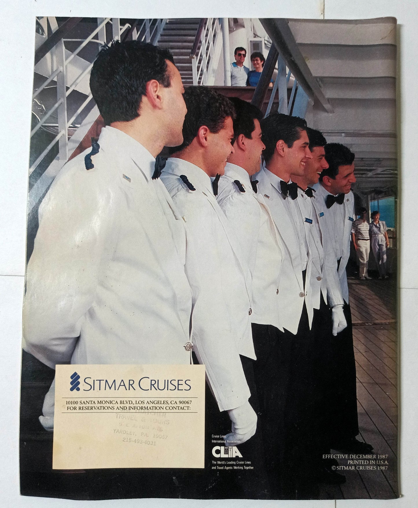 Sitmar Cruises Fairsea Fairwind Fairsky 1988 Cruise Brochure - TulipStuff