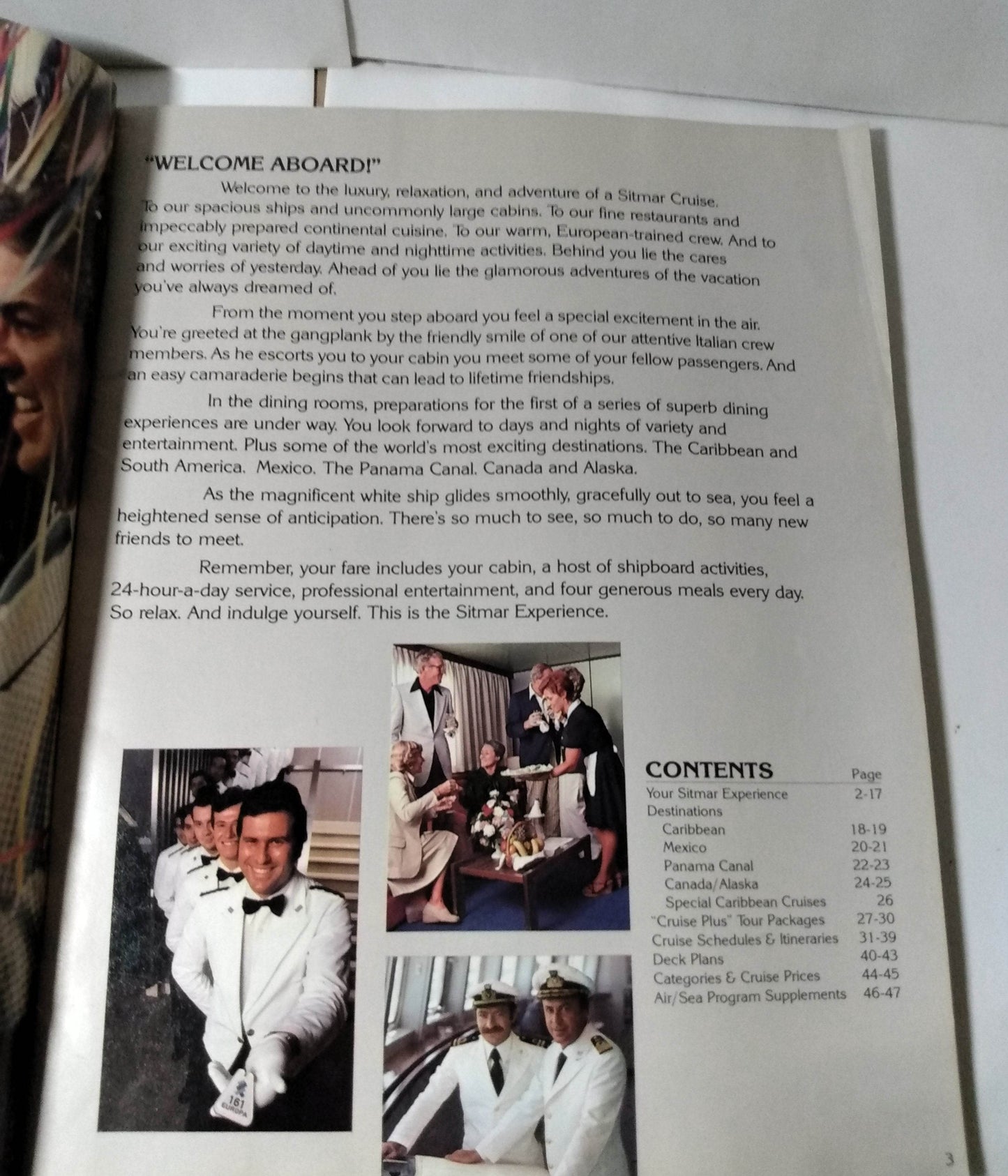 Sitmar Cruises 1980 Brochure tss Fairsea tss Fairwind - TulipStuff