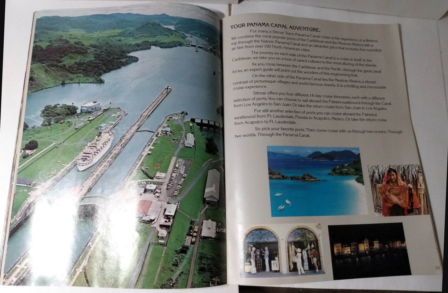 Sitmar Cruises 1980 Brochure tss Fairsea tss Fairwind - TulipStuff