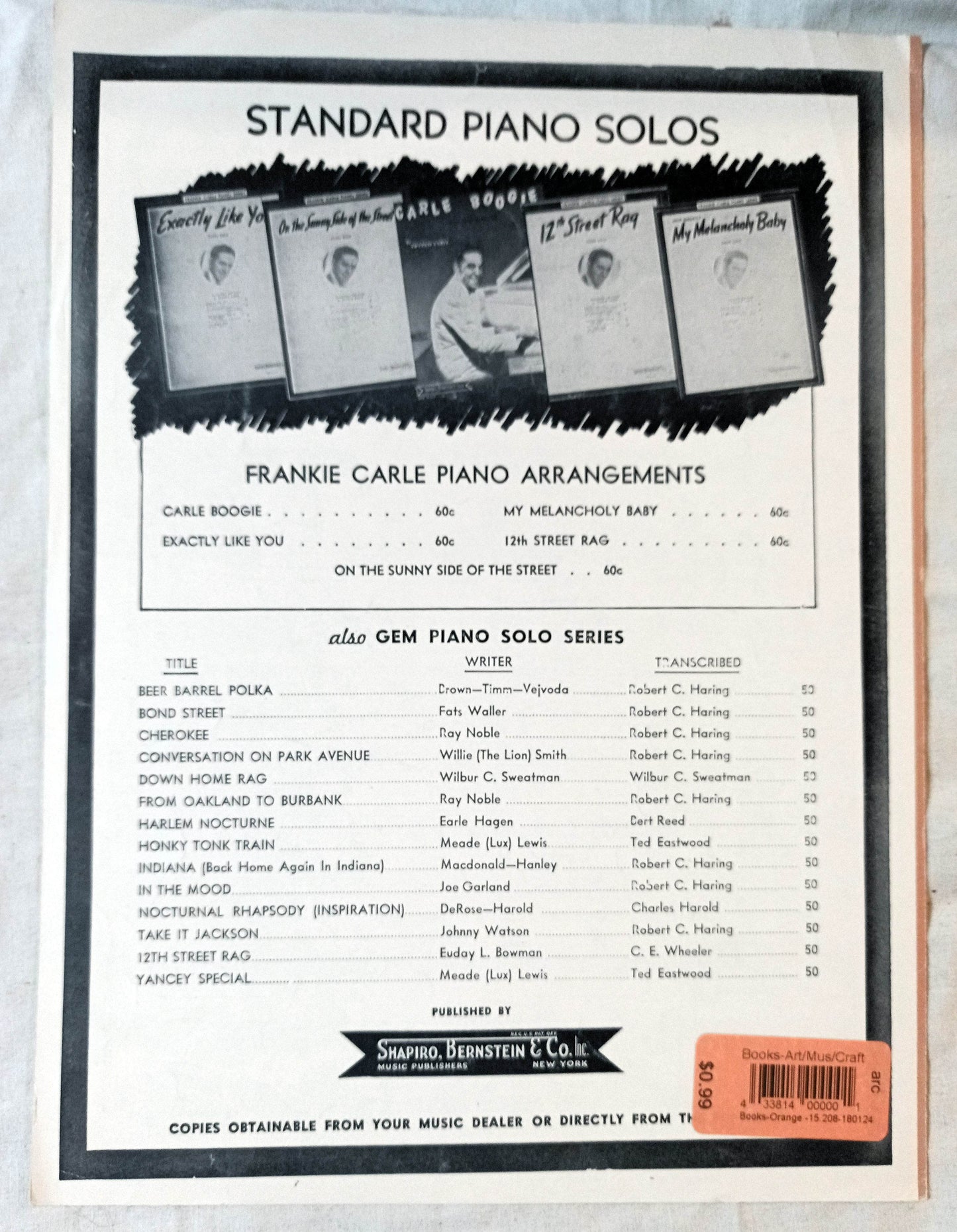 Sitting By The Window Dinah Shore Paul Insetta Sheet Music 1947 - TulipStuff