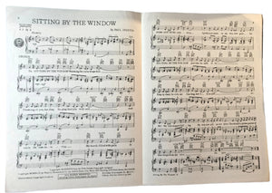Sitting By The Window Dinah Shore Paul Insetta Sheet Music 1947 - TulipStuff