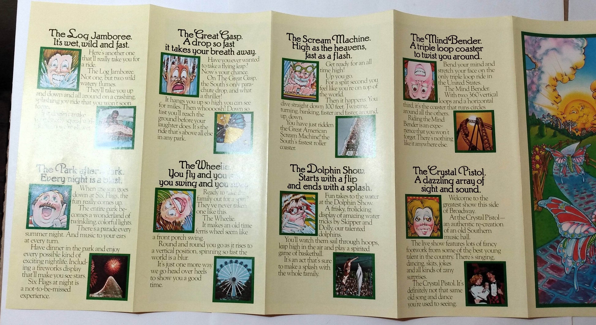 Six Flags Over Georgia Atlanta Amusement Park 1979 Brochure - TulipStuff