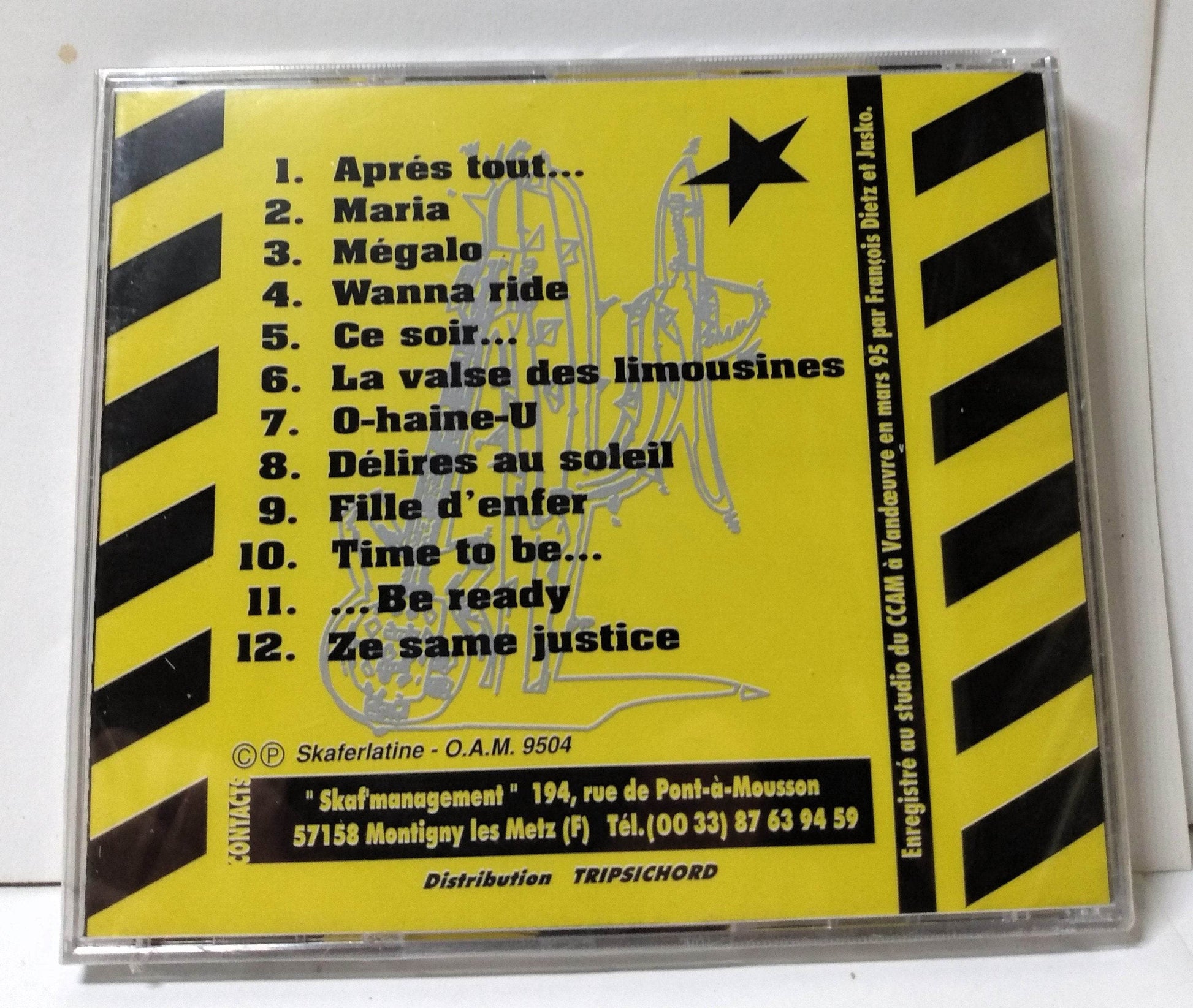 Skaferlatine En Chantier French Ska Album CD 1995 - TulipStuff