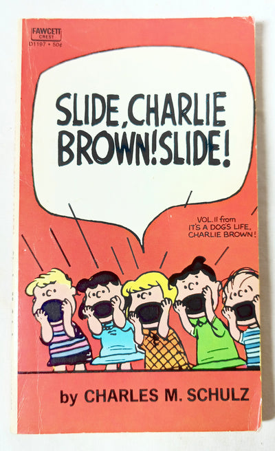 Slide Charlie Brown Slide Charles M Schulz Peanuts Paperback 1962 - TulipStuff