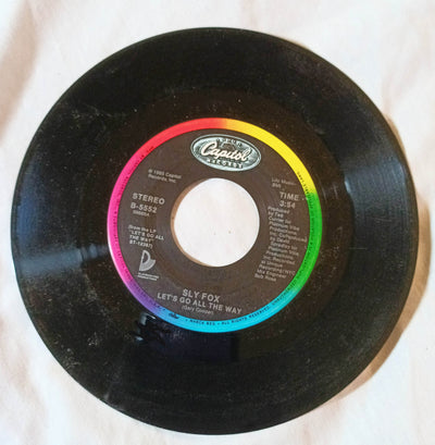 Sly Fox Let's Go All The Way / Como Tu Te Llama  7" Vinyl 45rpm  1985 - TulipStuff