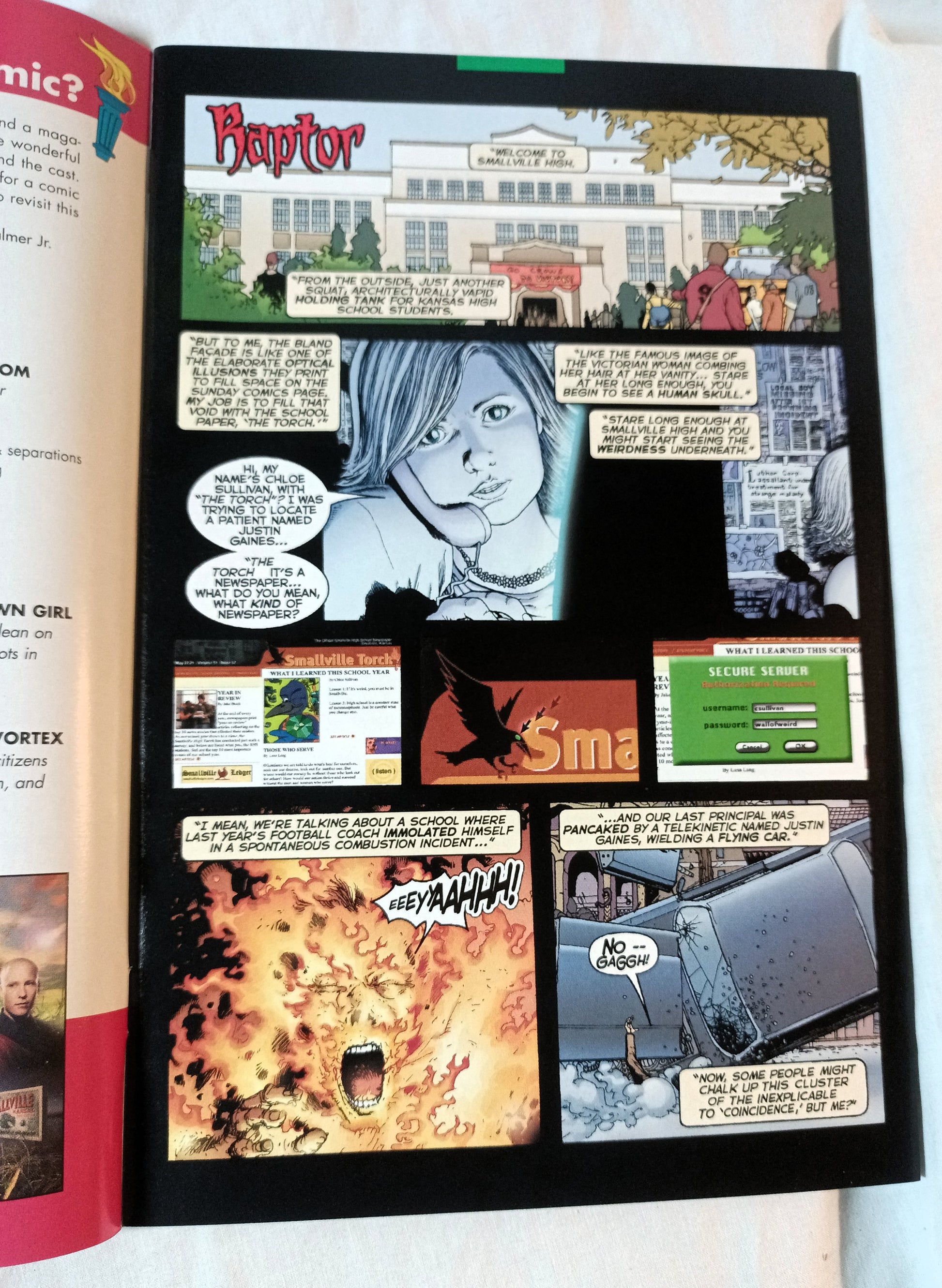 Smallville The Comic #1 November 2002 64-Page Special Issue - TulipStuff