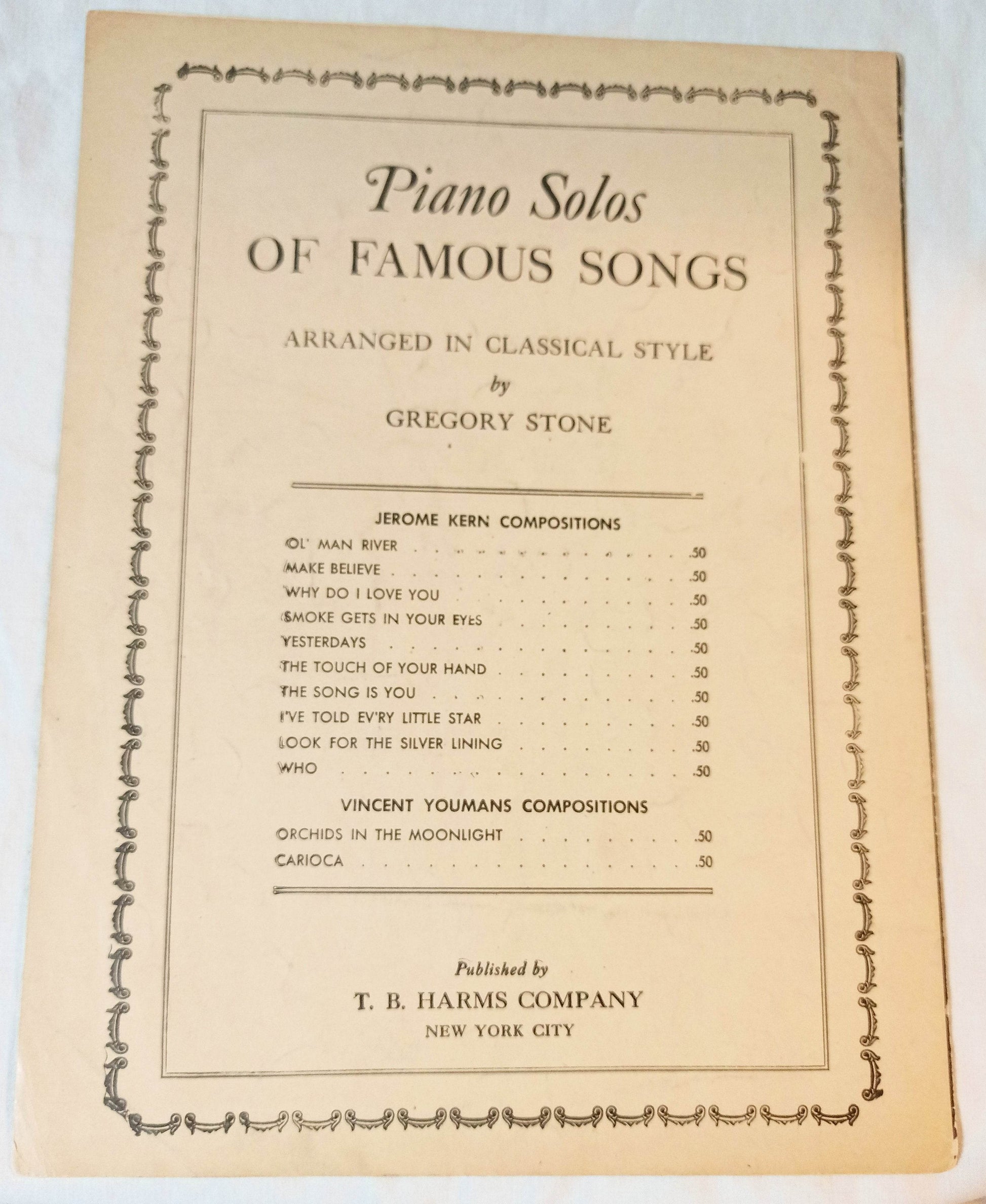 Smoke Gets In Your Eyes Roberta Jerome Kern Broadway Sheet Music 1933 - TulipStuff