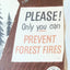 Smokey The Bear Cubs Prevent Forest Fires Bookmark Ruler 1964 - TulipStuff