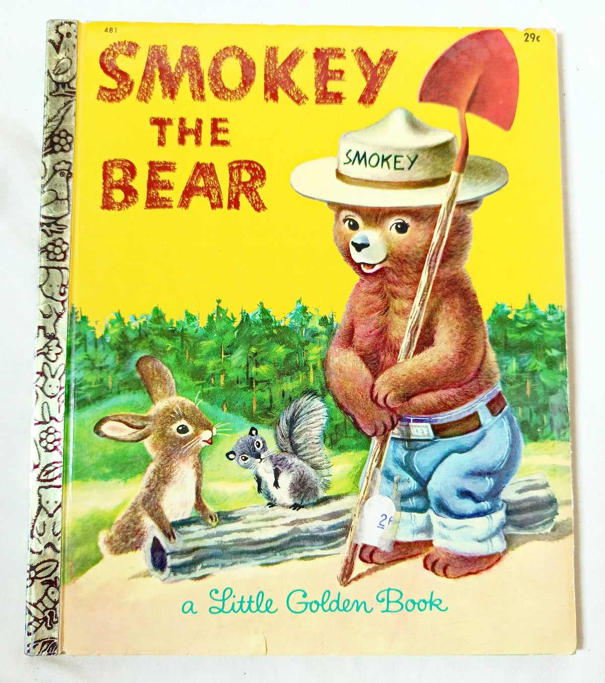 Smokey The Bear Little Golden Book Richard Scarry Jane Werner 1968 - TulipStuff
