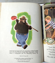 Load image into Gallery viewer, Smokey Bear And The Campers Little Golden Book Hardcover 1971 - TulipStuff
