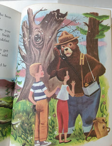 Smokey Bear And The Campers Little Golden Book Hardcover 1971 - TulipStuff