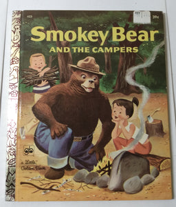 Smokey Bear And The Campers Little Golden Book Hardcover 1971 - TulipStuff