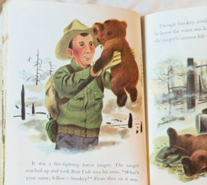 Smokey The Bear Little Golden Book Richard Scarry Jane Werner 1960's - TulipStuff