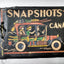 Snapshots Canada Photo Album Leather Hand Painted 1930's - TulipStuff