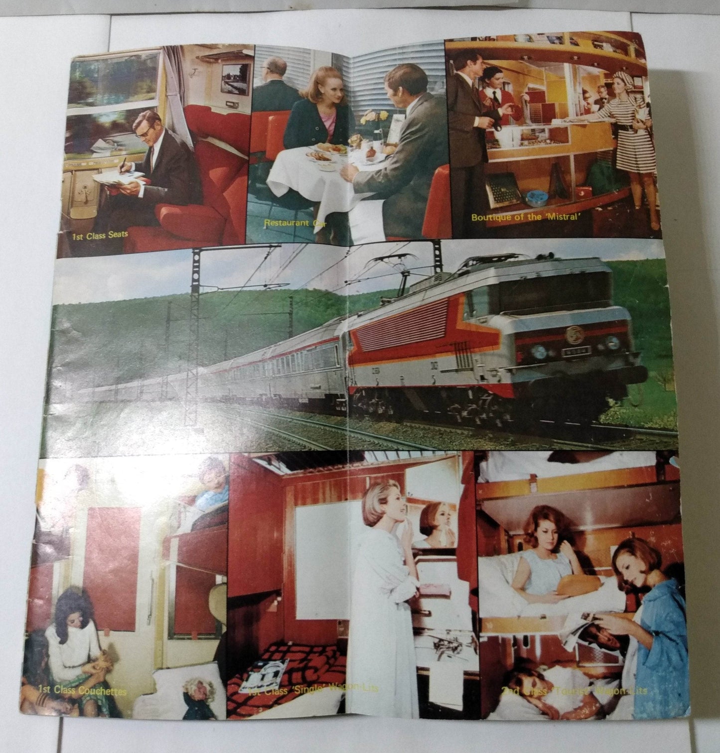 SNCF French Railways Summer 1971 System Timetables and Fares Brochure - TulipStuff