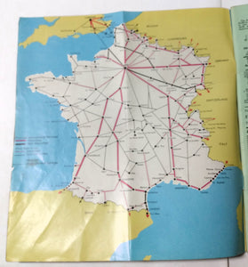 SNCF French Railways Summer 1971 System Timetables and Fares Brochure - TulipStuff