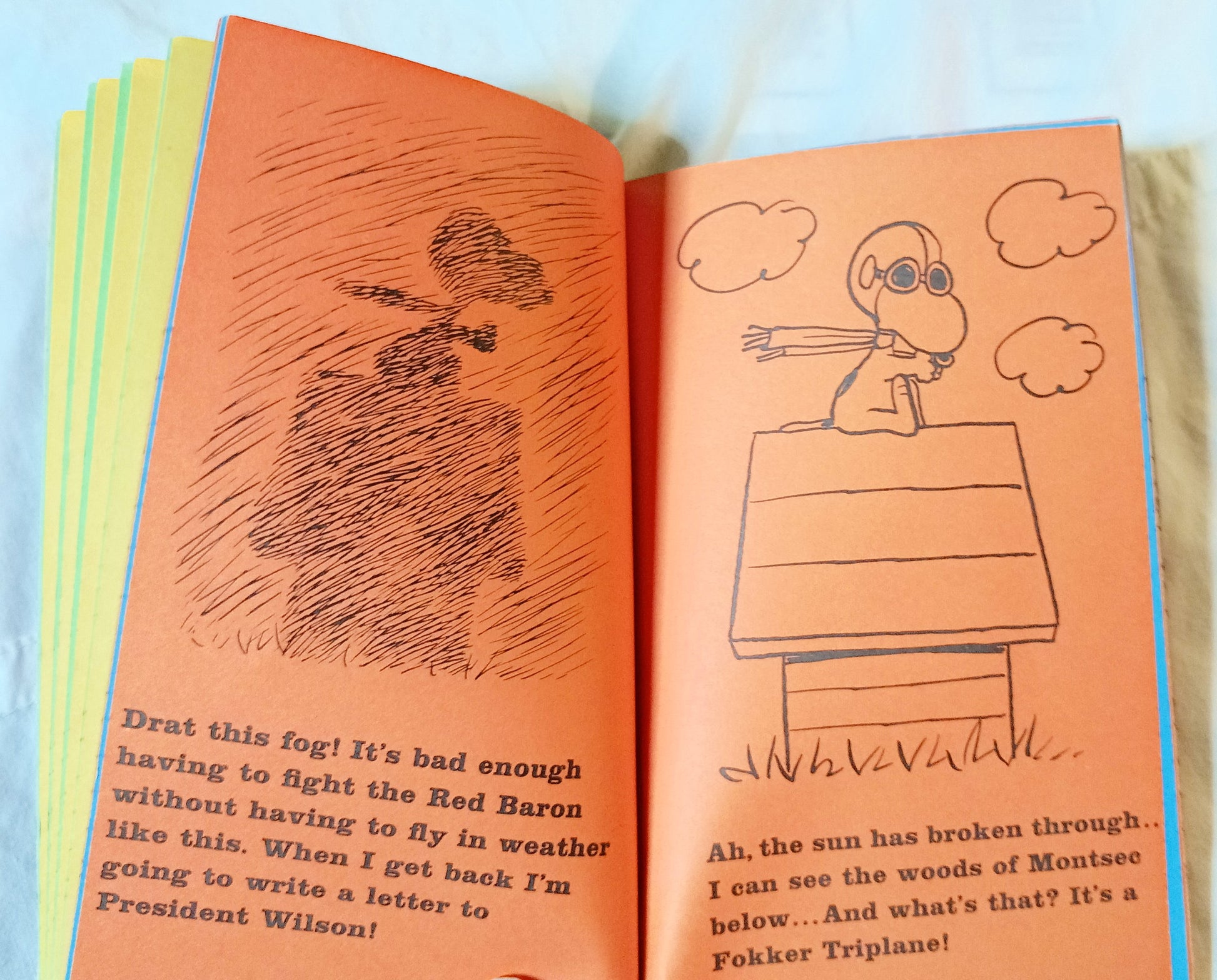 Snoopy And The Red Baron Peanuts Charles M Schulz Fawcett 1969 - TulipStuff