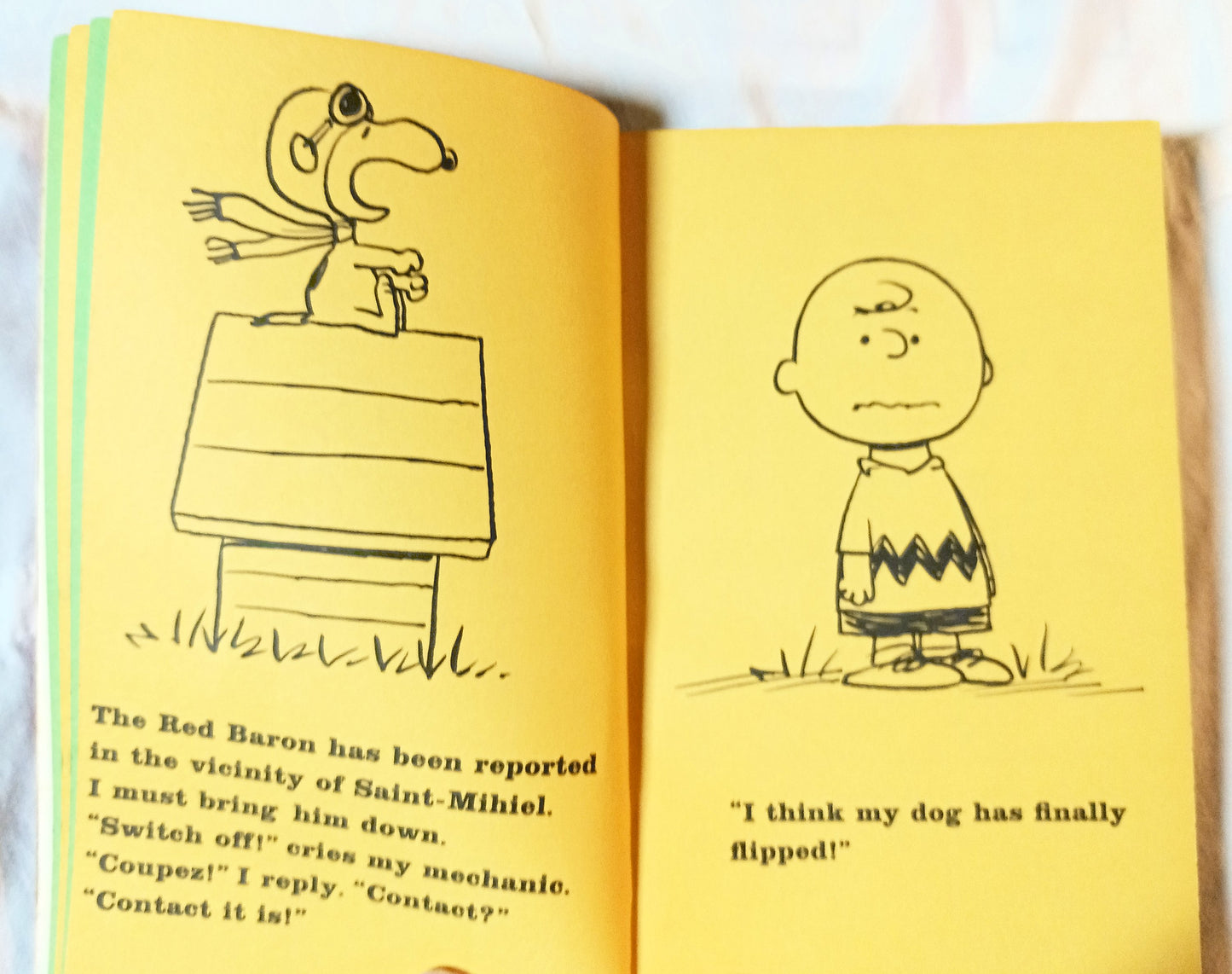 Snoopy And The Red Baron Peanuts Charles M Schulz Fawcett 1969 - TulipStuff